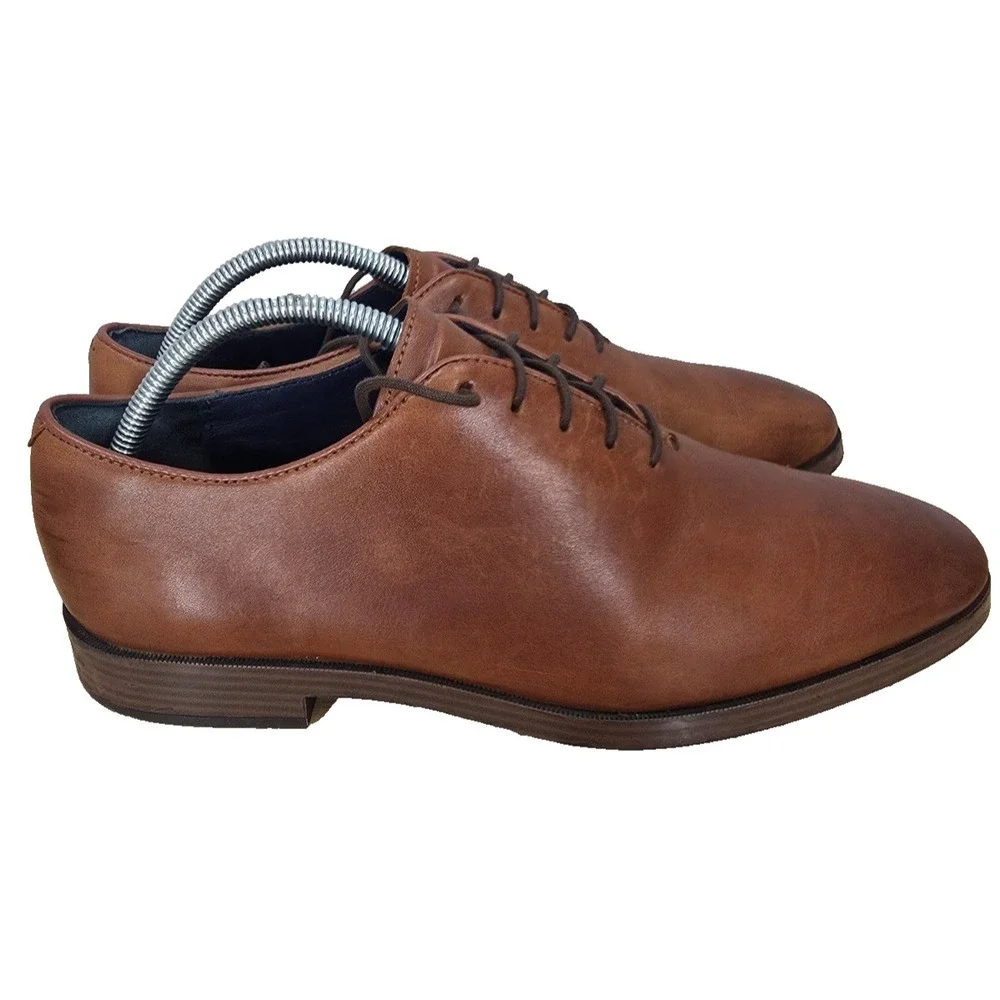 Cole Haan Jefferson Grand Wholecut Derby Shoes Mens 9 M Brown Oxford C26770